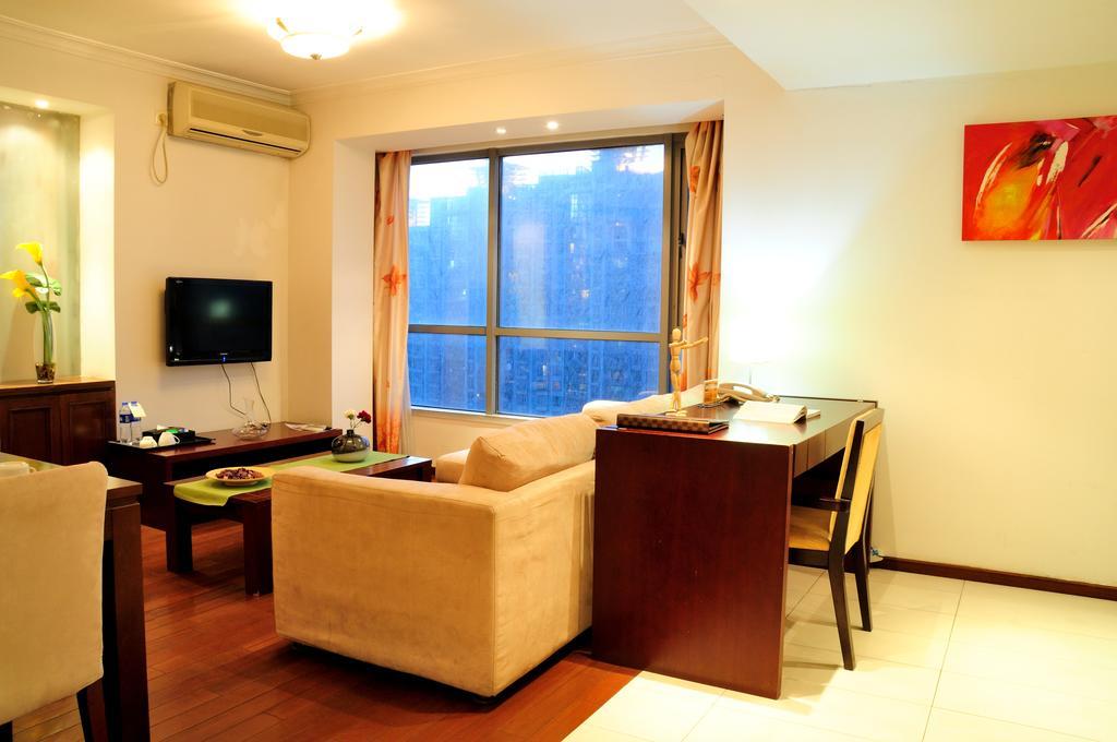 Shanghai Kingland Serviced Apartment Zewnętrze zdjęcie