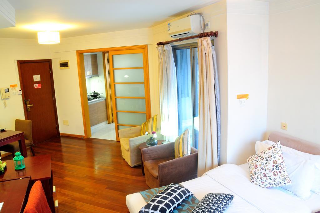 Shanghai Kingland Serviced Apartment Zewnętrze zdjęcie