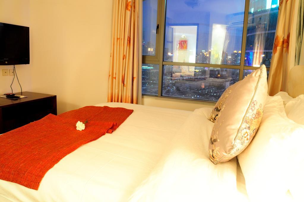 Shanghai Kingland Serviced Apartment Zewnętrze zdjęcie