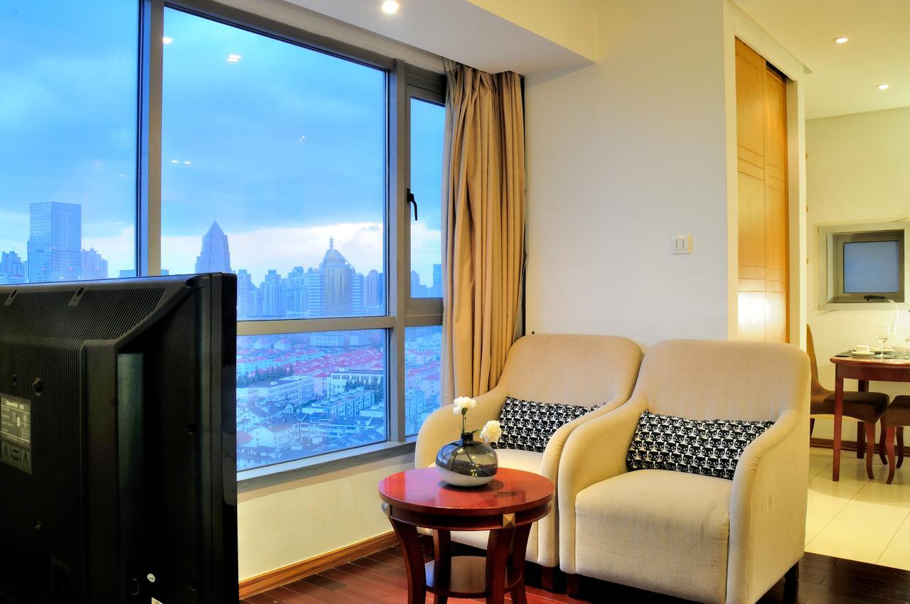 Shanghai Kingland Serviced Apartment Zewnętrze zdjęcie