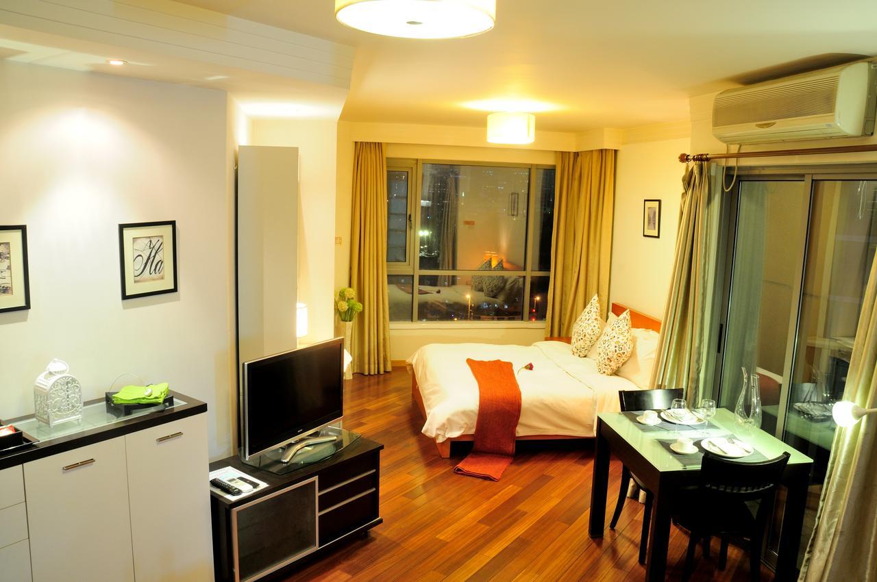 Shanghai Kingland Serviced Apartment Zewnętrze zdjęcie